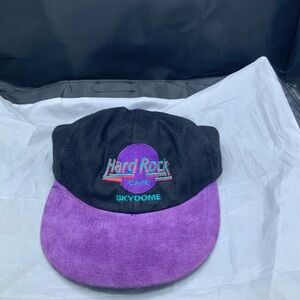 Hard Rock Cafe Black and Purple Skydome Hat